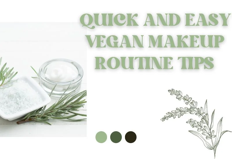 Vegan makeup routine